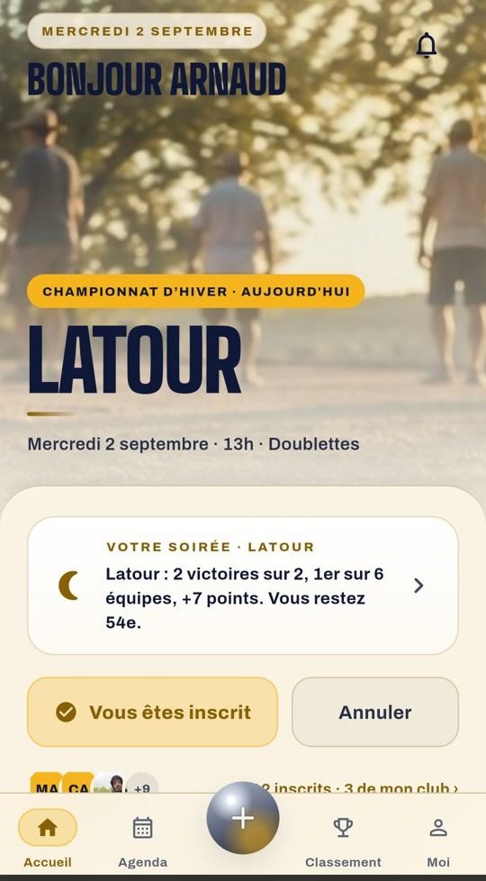 La journée dans l’application : votre réponse, votre soirée